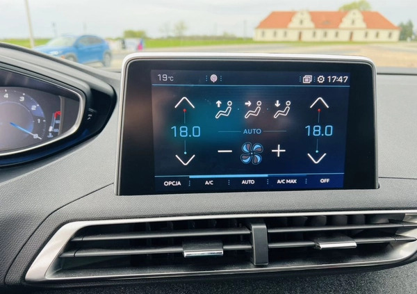 Peugeot 3008 cena 78900 przebieg: 46500, rok produkcji 2018 z Piaski małe 562